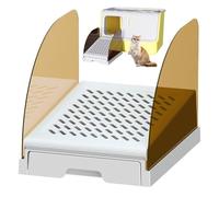 Cat Litter Mat, Cat Ramp for Older Cats, Waterproof Urine Proof Catching Mats, Adjustable Filter, Non-Slip Litter Catcher Cushion, Efficient Cleaning for Kittens, Pets, House and