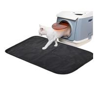 Cat Litter Mat Trap Pad Litter Control Scatter Less Waste Box Pad | Cat Litter Trapping Mat Non Slip Backing Waterproof Easy Clean Clutter Free Cat Litter Box Mat for Large Medium Small Cats