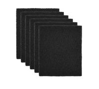 Cat Litter Odor Filters, Replacement Activated Charcoal Filters, Carbon Odor Filters, Cat Litter Box Charcoal Filters Litter Pans Filter Filtering Pad Square Shape Carbon Filters, 11.5 x 10.5 cm, 6Pcs