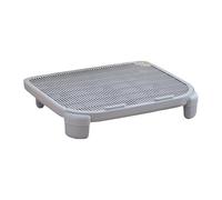 Cat Litter Ramp as a Raised Cat Litter Mat and Toilet Mat, Litter Catcher with Non-slip Bottom for Clean Households and Floors- Gray