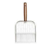 Cat Litter Scoop - 5.63x11.02 Inches Wooden Handle Kitten Poop Scooper, Sifting deepp Shovel, For Apartment Living Room | Veterinary Indoor Outdoor Home Dormitory Multi-pet Household