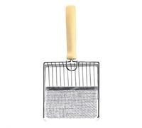 Cat Litter Scoop - Aluminum Alloy Metal Cat Litter Scooper with Long Handle, Durable Sifter for Cat Litter Box, Easy to Clean Ergonomic Poop Litter Shovel