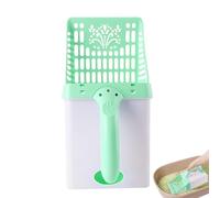 Cat Litter Scoop, Cat Litter Scoop, Non-Slip Litter Scoop with Large Opening and Hook, Multifunctional Cleaning Tools, Lightweight Cat Box Accessories for Cat Breeding, Home