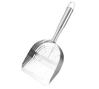 Cat Litter Scoop - Cat Poop Scoop | Ever Clean Cat Litter | Metal Cat Scooper | Stainless Steel Cat Low Box Scooper | Hollow Kitty Shovel Sifter, Supply