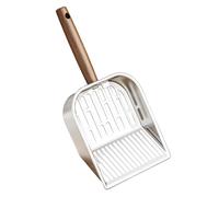 Cat Litter Scoop, Deép Pet Cleaning Shovel, 14.3x28cm, Wooden Handle Poop Remover, Efficient Waste Tool, Déep Litter Design, For Indoor Outdoor Home Apartment Multi-Pet Care