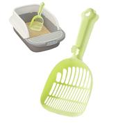 Cat Litter Scoop - Ergonomic Box Scoop, Long Handle Scoop, Sifter, Cleaning Tool for Pet Owners, Easy Shovel of Cat Waste, Indoor Kitten Accessories for the