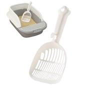 Cat Litter Scoop: Ergonomic Long Handle Shovel, Pet Cleaning Tool, Strong Sieve Design, Lightweight Comfortable Grip | Cat Box Box Scooper for Home Home Intervior Kitten Fá