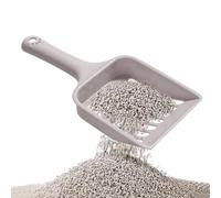 Cat Litter Scoop, Ergonomic Poop Strainer, Cat Shovel with Long Handle, for the Bathroom at Home, Comfortable Handle That Allows Safe Picking Up of Lumps and So Maintenance of the Pe