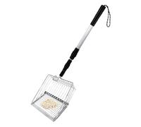 Cat Litter Scoop - Extendable Cat Litter Scoop with Long Handle | Chicken Coop Scoop for Sand, Poop Strainer with Long Handle for Grooming Older Pets in the Household and Small Space