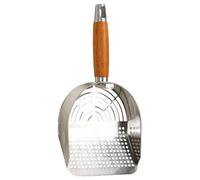 Cat Litter Scoop for Cat Litter Tray, Strainer Made of Stainless Steel - The Metal Scoop for Cat Litter Tray - For Cleaning Odours for Pets Indoors for Men Women and Kittens