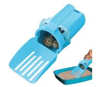 Cat Litter Scoop, Hamster Waste Scoop, Cat Ball Waste Can, Long Gear Scoop, Portable Throwing Cleaning Tool for Cats, Kittens, Hamsters and Puppy Accessories