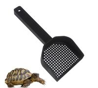 Cat Litter Scoop - Hanging Cat with Ergonomic Handle | Multifunctional Reptile Waste Cleaner, Turtle, Frog, Snake, Lizard, Easy Angle Cleaning, Plastic Tool