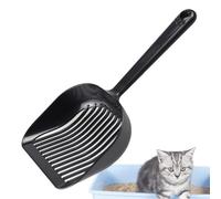 Cat Litter Scoop - Long Handle Litter Sifter For Kittens | Non-Slip Ergonomic Poop Scoop With 5mm Aperture, Durable Pet Waste Cleaning Tool For Maximum Clump Removal And Easy Daily Maintenance