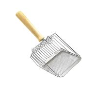 Cat Litter Scoop, Metal Scooper, Deep Shovel, Ergonomic Handle, Kitten Poop Sifting, Durable, Heavy Duty Speed Sifter