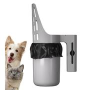 Cat Litter Scoop - Portable Cat Litter Scoop, Storage Holder, High Capacity Sieve Scoop, Sturdy Handle, Lightweight Durable Material | Waste Management Tool For Indoor Outdoor Cats Me