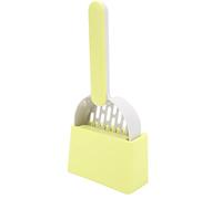 Cat Litter Scoop Set Durable Deep Shovel for Kittens, Made of Plastic, Gray Green, 10.3x4.3in/4.9x2.9in, Pet Accessories Supplies