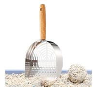 Cat Litter Scoop | Stainless Steel Kitten Litter Shovel,Ergonomic Long Handle, Heavy Duty Sifting Tool, Pet Supplies for Home Indoor Keep Hygiene