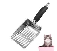 Cat Litter Scoop,Stainless Steel Litter Shovel for Cats - Efficient Remove Cat Waster Pet Breeding Scoop for Bedroom, Courtyard, Living Room, House