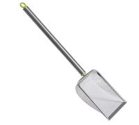 Cat Litter Scoop Stainless Steel Mesh Sifter Long 3mm,mesh 4.3X4.3mm | Stainless steel mesh scoop,long handle,non-stick sifter,10x15x5cm,total length 45.5cm,for cats,kittens,small