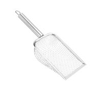 Cat Litter Scoop, Stainless Steel Pet Litter Sifter, Compact Animal Shovel, Portable Pooper Lifter, Ideal for Cats, Dogs, Frogs, Lizards, Snakes, Turtles and Reptile Cleanup