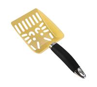 Cat Litter Scoop, Stainless Steel Poop Scoop, Comfortable Ergonomic Handle, Cleaning Tool for the Cat Litter Tray Indoor and Outdoor Use, Hygiene Accessories for Training the Toile