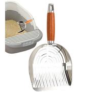 Cat Litter Scoop - Stainless Steel Strainer, Heavy Duty Poop Scooper, Robust Metal Cleaning Tool, Pet Scoop with Comfortable Handle, Reliable Odour Control Solution for Cat Owners