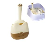 Cat Litter Scoop - Wall Mounted | Double Mesh Fine Mesh Pet Waste Cleaner - Collector for Kittens, Puppies, Small Pets, Quick and Efficient Indoor Cleaning