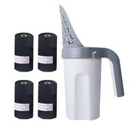 Cat Litter Scooper, Large Capacity Portable Litter Shovel,Kitten Pooper Scooper For Box, Cat Shovel With Holder And Waste Can, Scoop Holder For Traveling Bedrooms And Living Rooms