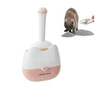 Cat Litter Scooper With Holder - Wall Mounted Cat Poop Scooper With Holder | Pet Poop Collector for Kitten Travel Yard Cleaning Indoor Outdoor Apartment Park Bunny