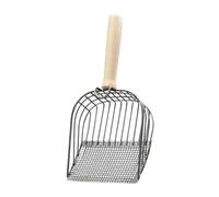 Cat Litter Scoops Pet Sifter Shovel Kitty Cat Litter Sifter with Deep Shovel Argent Silvery 13x28 cm