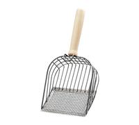 Cat Litter Scoops Pet Sifter Shovel Kitty Cat Litter Sifter with Deep Shovel Argent, Silvery, 13x28cm
