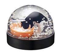 Cat Litter Snow Globe, Cat Crystal Globe, Car Decorations, Cat Collectibles, Snow Globes, Cat Collectibles, Home Decoration for Family, Friends and Colleagues, Random Colour