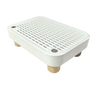Cat Litter Step Senior Cat Filter Function Litter Step | Removable Kitten Poop Ramp for Indoor Area, Outdoor Area, Home, Living Room, Veterinary Clinic, Dormitory Room, Multi-Pet