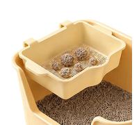 Cat Litter Strainer for Sieving, Washable, Reusable Pet Waste | Cat litter tray filter mesh for daily cleaning in the household and weekly separation of cat litter and yellow