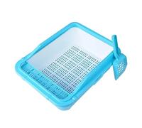Cat Litter Tray, Cat Litter Tray Open Top Box Splashproof Sand Kitten Potty Toilet High Sided for All Kinds of(Blue)