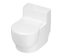 Cat Litter Tray Drinking Bowl Toilet Shaped Feeding Station Automatic Water Dispenser for Cats for Home and On the Go Dog Puppy Kitten All Cat Sizes Pet Accessories