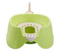 Cat Litter Tray Large Cat Litter Tray with Rim - Open Design with High Side Walls for Cats and Small Animals for Household and Indoor Use