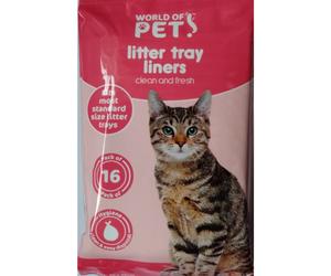 Cat Litter Tray Liners Scented LARGE 70 x 30cm Kitten Pet Waste
