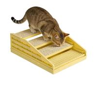 Cat Litter Tray Mat, 2-Layer Splash Guard, Wide, Removable Stair Steps for Cats, for Animal Activity, Game, Home, Home, Living Room, Bedroom, Bathroom, Balcony, Cage, Travel