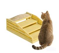 Cat Litter Tray Mat - Wide Grid Adjustable Non-Slip | Walking for Cat Puppy Litter Tray - for Enrichment of the Feline - Use at Home, Apartment, Living Room,