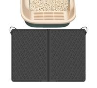 Cat Litter Tray Mats - Cat Relapse Box Mat | Cat Box Mat | 24 x 17 Inches Scratch-Resistant Waterproof Pads | Urine Resistant Non-Slip Trap Block for Inner Disc Feeding of Food Wa