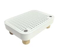 Cat Litter Tray Ramp Senior Cat Kitten Scattering Level Filter Function | Washable Kitten Poop Ramp Indoor Outdoor Home Living Room Veterinary Clinic Dorm Multiple Pets
