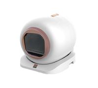 Cat Litter Tray Self Cleaning Litter Box, Intelligent Box Automatic Cleaning 65L Deodorizing And Splash Proof Electric Toilet,for Multiple Cats(Pink)