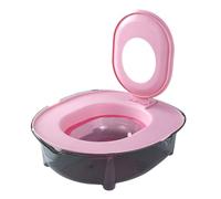 Cat Litter Tray - Smell Control Anti Splatter Semi Closed | Open Toilet Bowl for Kittens - For Elderly Cats Indoor Use Car Home Apartment Outdoor Travel Training