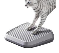 Cat Litter Tray Step 35 x 31 cm, 800 g - Anti-Scatter Ramp | Double Layer Sand Filter Tray | Non-Slip Mat for Kittens and Older Cats | Clean Toilet Accessories for Home