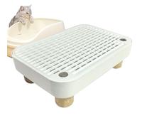Cat Litter Tray Step | Kitten Stairs with Filter Function - Easy Clean Kitten Stairs for Cat Litter Tray | for Home, Living Room, Veterinary Practice, Dormitory Indoor