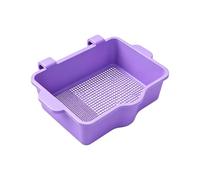 Cat Litter Tray Strainer for Cat Litter, Washable Pet Waste Filter Net | Cat litter tray strainer insert for daily cleaning in the household and weekly separation of cat litter and purple
