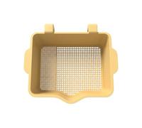 Cat Litter Tray Strainer Mesh Reusable Filter Insert For | Cat litter tray strainer insert for daily cleaning in the household and weekly separation of Katzenst Yellow