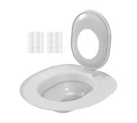 Cat Litter Tray Trainer Set - 39 x 36.5 x 26 cm Large Indoor Training System, Scattering Tool with Suction Cup Base, Pet Toilet No Drilling | Kitten Bathroom Training Aid for Transition to Sat