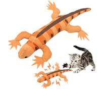 Cat Lizard Toy,Cat Lizard Toy,Lizard Cat Toy,Interactive Lizard Shaped Cardboard Cat Toys with Crumpled Paper, Cat Chew Toys, Arts